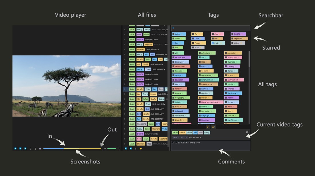 Annotated app window